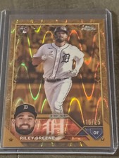 Riley Greene 2023 Topps Gilded RC /25 Detroit Tigers Rookie Card