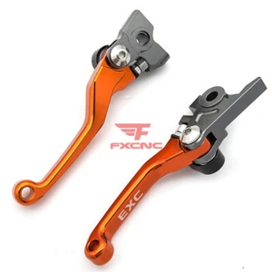 Para 350EXC-F 2014-2021 450EXC 2014-2016 CNC Pivote Freno Embrague Palancas Moto de Suciedad - Imagen 1 de 7