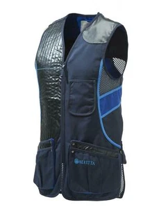 Beretta Mens Sporting Vest Blue Total Eclipse Gun Range Boys *SALE* - Picture 1 of 1