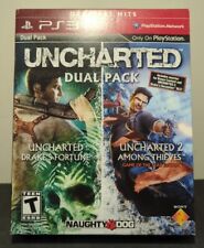 Uncharted Dual Pack, Uncharted/Uncharted 2, PS3 Video Games, Used