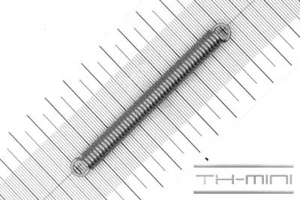 Resorte de tracción 1,5 mm gancho ojal 8x80 mm 12,2 kg espiral acero inoxidable metal - Imagen 1 de 1