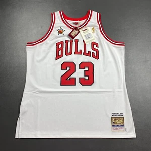 100% Authentic Michael Jordan Mitchell Ness 96 97 All Star Bulls Jersey 52 2XL - Picture 1 of 11