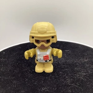 Markenlos Afroamerikanischer Soldat Militär Pop Spielzeug Mini Figur 2,5" B - Bild 1 von 6