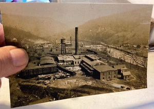 EARLY KINGSTON PA LIGONIER VALLEY RAILROAD TRACKS PETERS PAPER MILL NEW POSTCARD - Picture 1 of 2