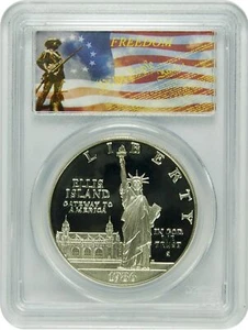 1986-S PCGS PR69DCAM Statue of Liberty Commemorative Dollar Freedom Label - Picture 1 of 1