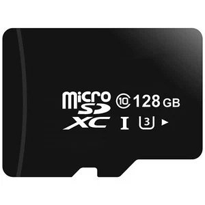 Micro SDXC Memory Card with Full Size Adapter U3 Read Speed up to 90 MB/s 128 gb - Picture 1 of 4
