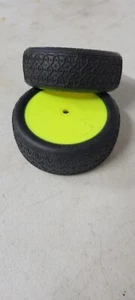 JConcepts Dirt Webs 2.2" 2WD Front Buggy Tire Green JCO307702 TLR 12mm Hex Wheel - Picture 1 of 5