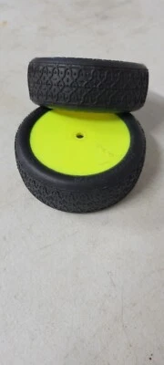 JConcepts Dirt Webs 2.2" 2WD Front Buggy Tire Green JCO307702 TLR 12mm Hex Wheel - Image 1 of 4