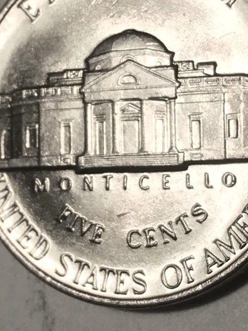 1990 D  Ch/Gem BU Uncirculated Jefferson Nickel with Full Steps #3 Cover