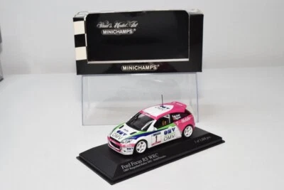 B21 1:43 MINICHAMPS 430 028901 FORD FOCUS RS WRC RALLY BURGENLAND 2002 STOHL MIB - Immagine 1 di 4