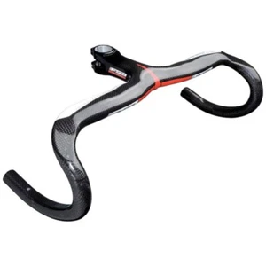 FSA Plasma Compact Integrated Road Bike Handlebar Stem Black 130mm 44cm 1 1/8 - Picture 1 of 2