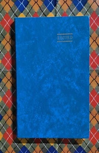 Mead All Purpose Record Account Book 64522 Vintage Blue Hardcover  7.5* x 12" - Imagen 1 de 11
