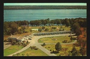 Postal Ontario Brockville Long Beach Motel 1000 Islas Harry Oakman Antena - Imagen 1 de 2