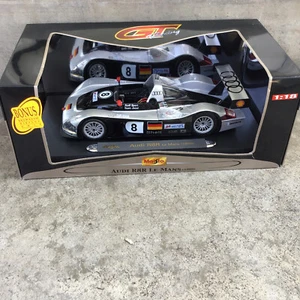 1:18 1999 AUDI R8R Le MANS #8 TEAM JOEST RACER DIECAST MODEL CAR SILVER Germany - Picture 1 of 9