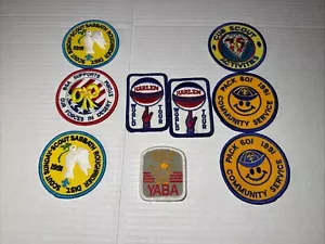 Lote de 9 parches vintage de los Boy Scouts of America de 90' sin usar - Imagen 1 de 5
