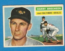 Topps 1956 Harry Brecheen Baltimore Orioles #229