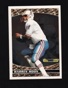 1993 Topps Black Gold Warren Moon #28 Houston Oilers - Picture 1 of 2