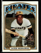 2021  Topps Heritage #502 Jackie Hernandez 50th 1972 Anniversary Buyback