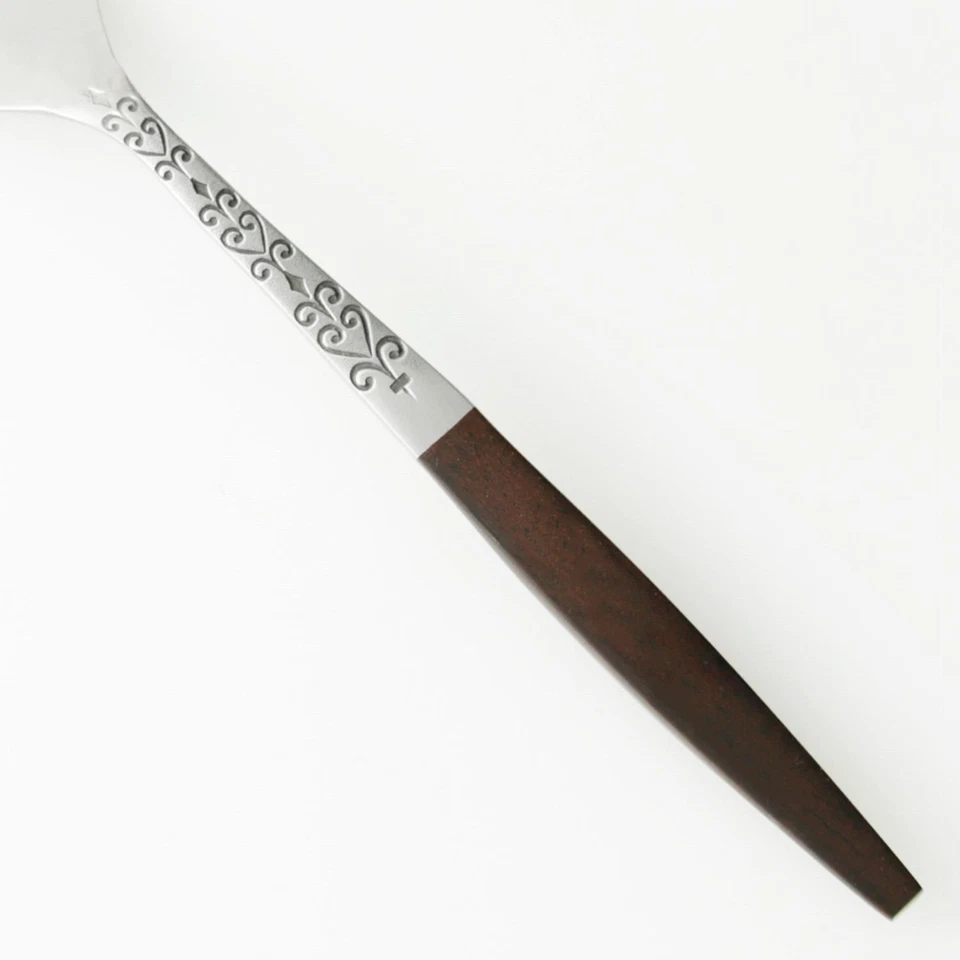 Interpur INR2 不锈钢棕色合成木柄 MCM 餐具 - 您可选 — 第 1/1 张图片