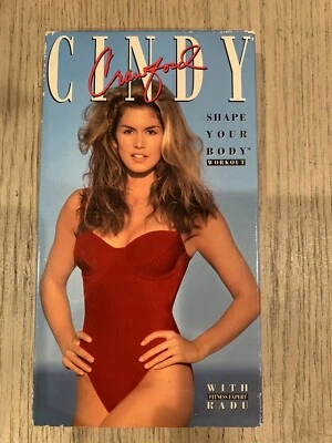 Cindy Crawford Shape Your Body Workout 1992 VHS Radu fitness trainer - Image 1 of 2
