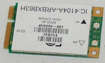 NEW HP Pavilion dv6000 dv9000 WiFi CARD 459339-001 g50 Compaq Presario C700 F700 - Image 1 of 2