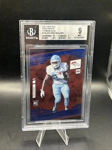 BGS 9 Javonte Williams 2021 Prestige #226 Premium Blue /249 ROOKIE RC - Picture 1 of 2