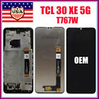 OEM 6.52'' LCD Display Touch Screen Digitizer ± Frame For TCL 30 XE 5G T767W