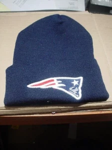 New England Patriot's winter knit Ski Cap  (Blue) one size fits all - Picture 1 of 1