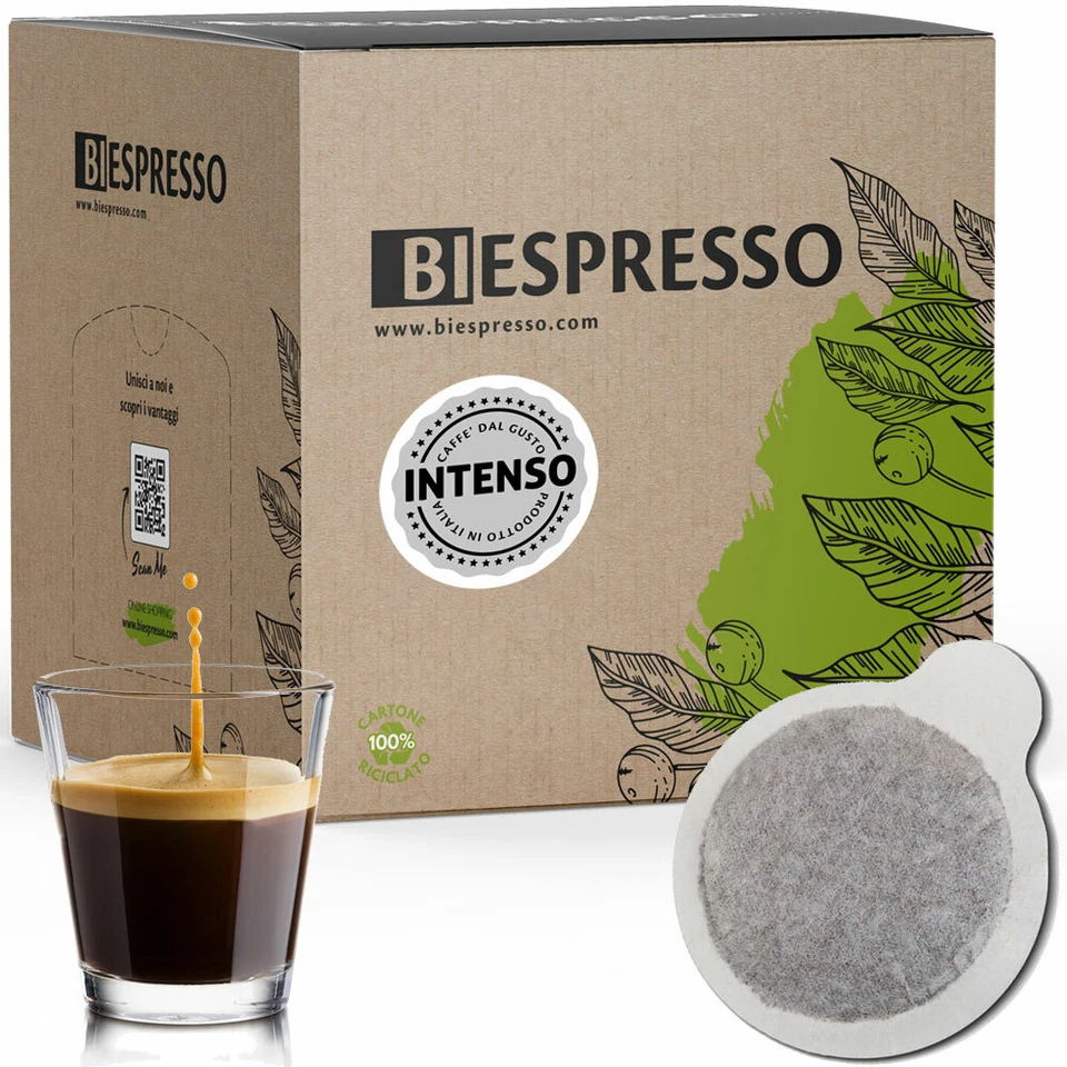 150 Cialde ESE 44 mm compatibili cialda filtro carta filtrocarta gusto Intenso