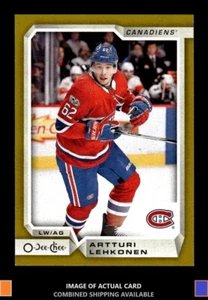2018 O-Pee-Chee #108 Artturi Lehkonen Gold Border Glossy Montreal Canadiens - Picture 1 of 2