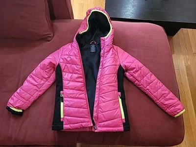 Faded Glory Pink Light Puffer Jacket For Girls Medium (7-8) - Image 1 of 4