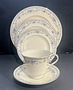 Minton Bellemeade Bone China 6 Pc. Set , Dinner/Salad/Bread/Dessert/Saucer/Cup - Picture 1 of 17