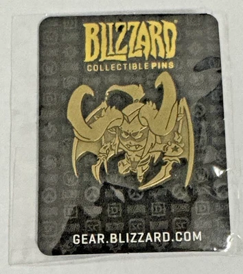 Broche de ouro BlizzCon SDCC 2015 fofo, mas mortal ILLIDAN * World of Warcraft - Imagem 1 de 2