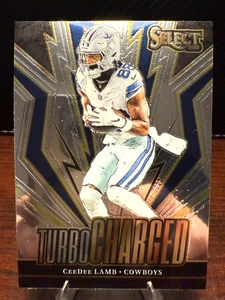 CeeDee Lamb TurboCharged Insert-2023 Panini Select Dallas Cowboys NFL - Picture 1 of 2