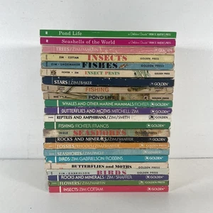Lot of 23 Vintage "A Golden Nature Guide" books - Illustrated In Color - Bild 1 von 2