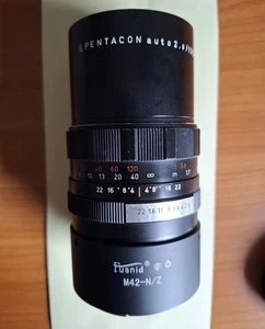 Nikon-Z: Pentacon 135 mm f2.8 adaptiert auf Nikon-Z manuell Porträt-Objektiv - Bild 1 von 7