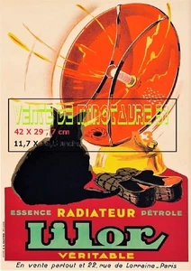Radiateur pétrole -essence  Lilor - Poster A3 Plastifié - Foto 1 di 24