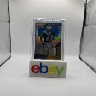2018 PRIZM Tre'Quan Smith Saints Patch GOLD /25 - Image 1 of 2