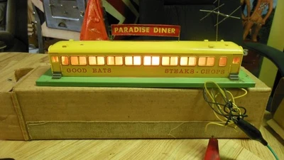 American Flyer Gilbert HO Pintado Paradise Diner em bom estado Vintage na CAIXA - Imagem 1 de 4