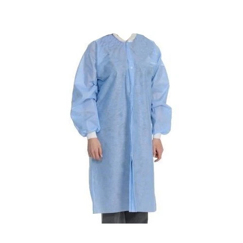 ValuMax Easy-Breathe SMS Lab Coat, Small, Medical Blue, 10/Pack - Image 1 of 1