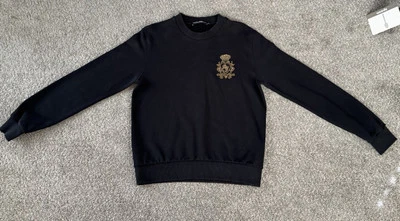 Suéter de algodón Dolce Gabbana con corona bordada (talla 50)  Foto 1 de 4