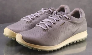 ECCO Women's Street Golf Spikeless Golf Shoes Size EU 38 US 7-7.5 Leather Gray - Picture 1 of 12