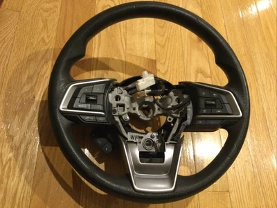 Volante Subaru Forester Crosstrek 2019 2020 2021 negro con controles OEM Foto 1 de 3