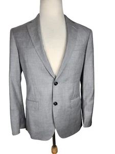 Enzo Custom Boys Sz 38R Lt Gray Color 100% Wool Sport Coat B9 - Picture 1 of 24