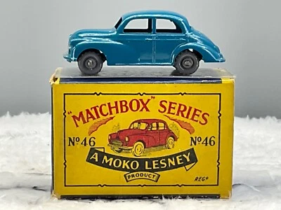 Moko Matchbox No.46A Morris Minor 1000,1958 Mint,Genuine in Original Box,N.O.S - Image 1 of 4