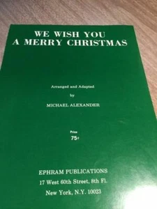 Vintage Noten, We Wish You a Merry Christmas - Bild 1 von 3