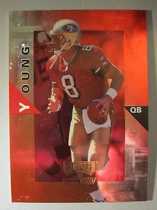 *Raro* 1998 Playoff Momentum Hobby Rojo Paralelo #202 Steve Young - Imagen 1 de 2