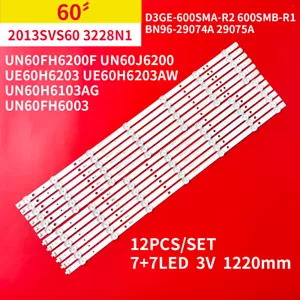 Strisce LED 12 pezzi per UN60H6203AFXZA UN60FH6200FXZA UN60FH6003FXZA UN60J6200AFXZA - Foto 1 di 6
