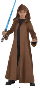 Disney Childs Star Wars Jedi Robe Halloween Costume One Size Easy Fit Kids 🎃 - Picture 1 of 1