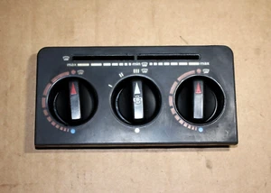 GENUINE MERCEDES-BENZ MB W123 S123 C123 HEATER CONTROL COVER WITH 3 KNOB OEM - Picture 1 of 9
